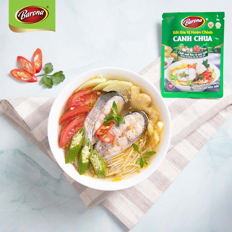 Xốt Gia Vị Hoàn Chỉnh Barona - Canh Chua ảnh 1