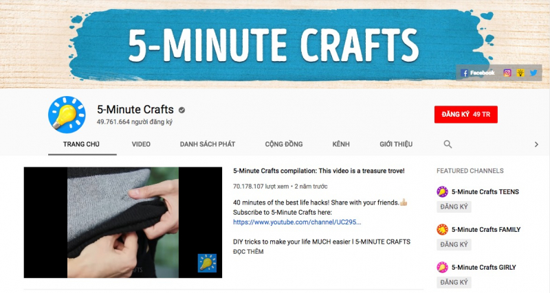 5-Minute Crafts – 49 triệu người theo dõi ảnh 2