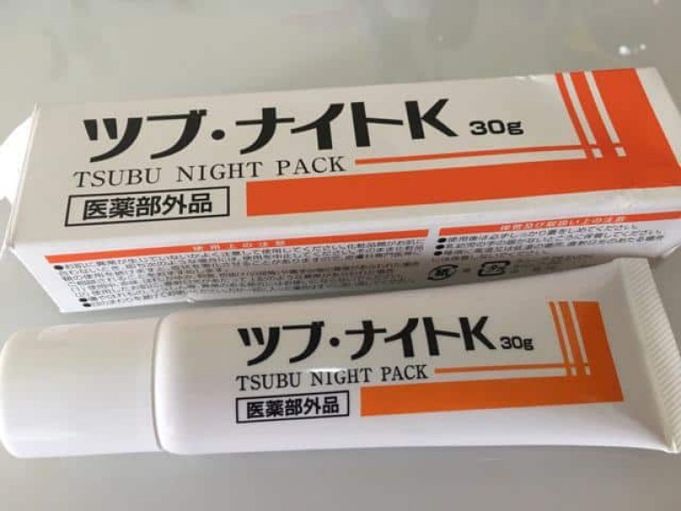 Kem trị mụn thịt Tsubu night pack ảnh 1