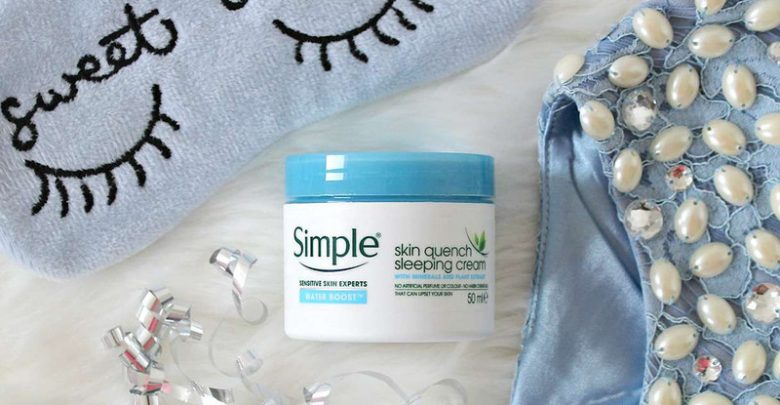 Simple Water Boost Skin Quench Sleeping Cream ảnh 1