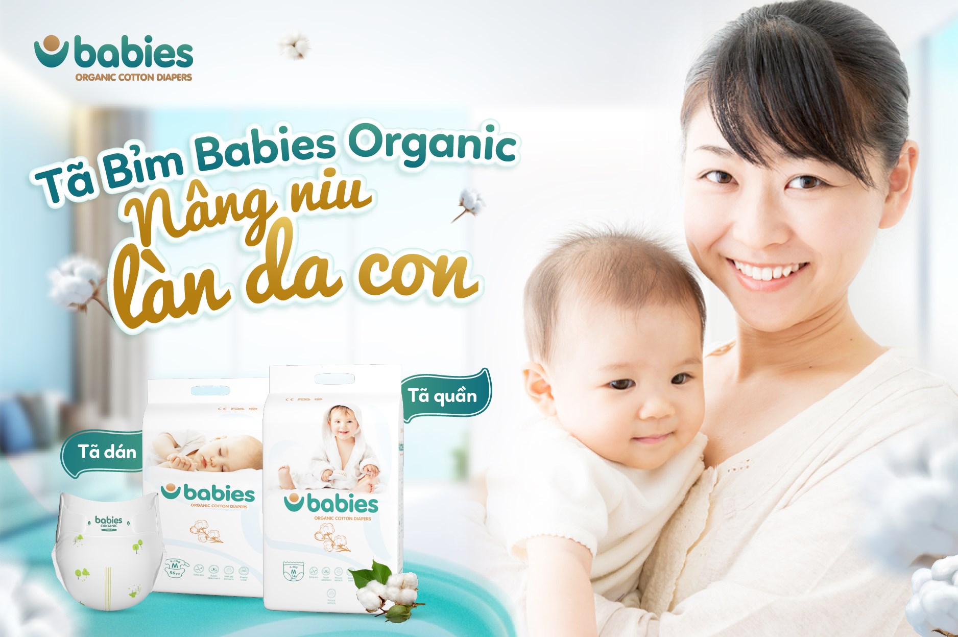 Bỉm Babies Organic ảnh 1