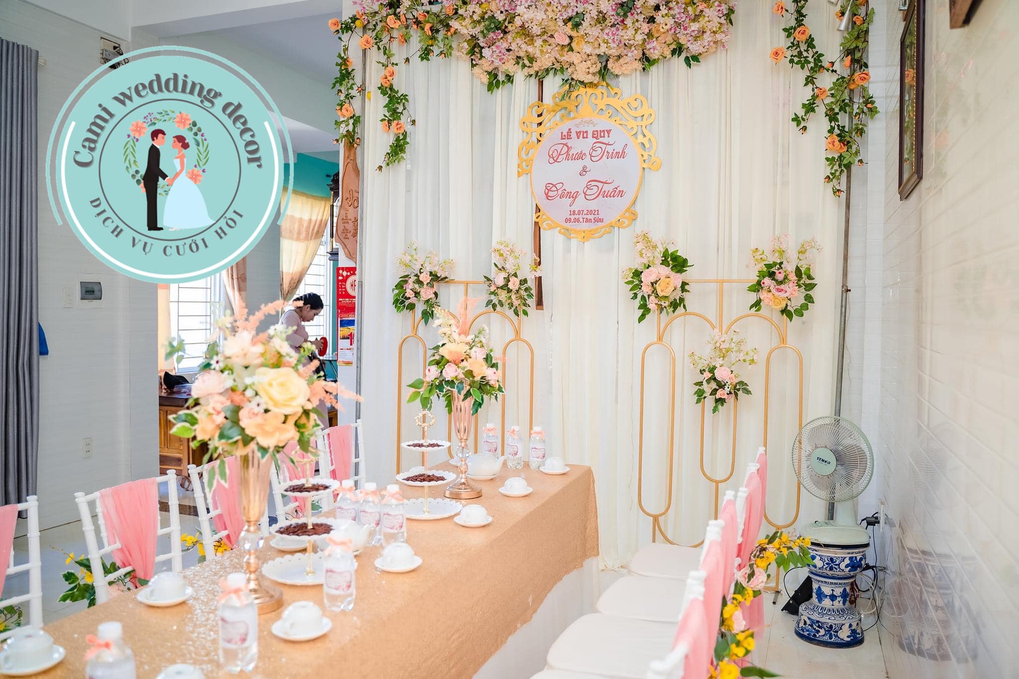 Cami wedding decor - Dịch vụ trang trí tiệc cưới hỏi ở Huế ảnh 1