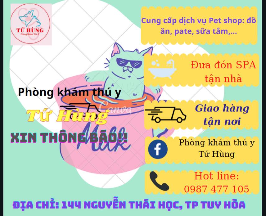 Phòng khám Thú y Tứ Hùng ảnh 1