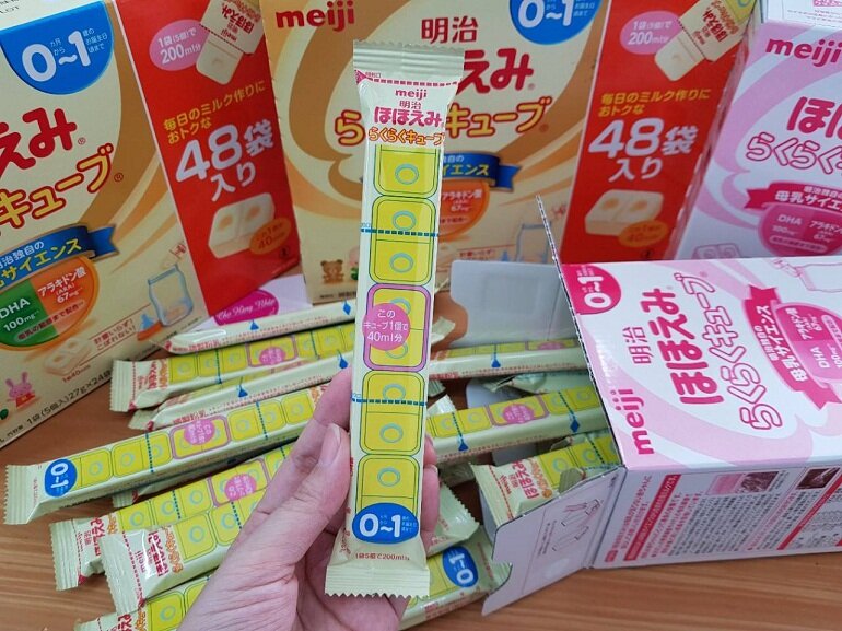 Sữa Meiji dạng thanh ảnh 2