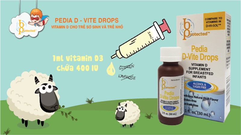 Vitamin Pedia D Vite Drops ảnh 1